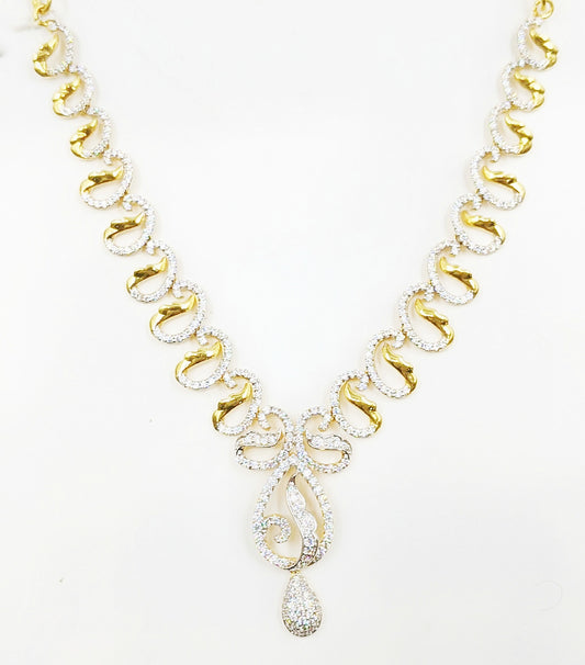 Diya Gold Necklace