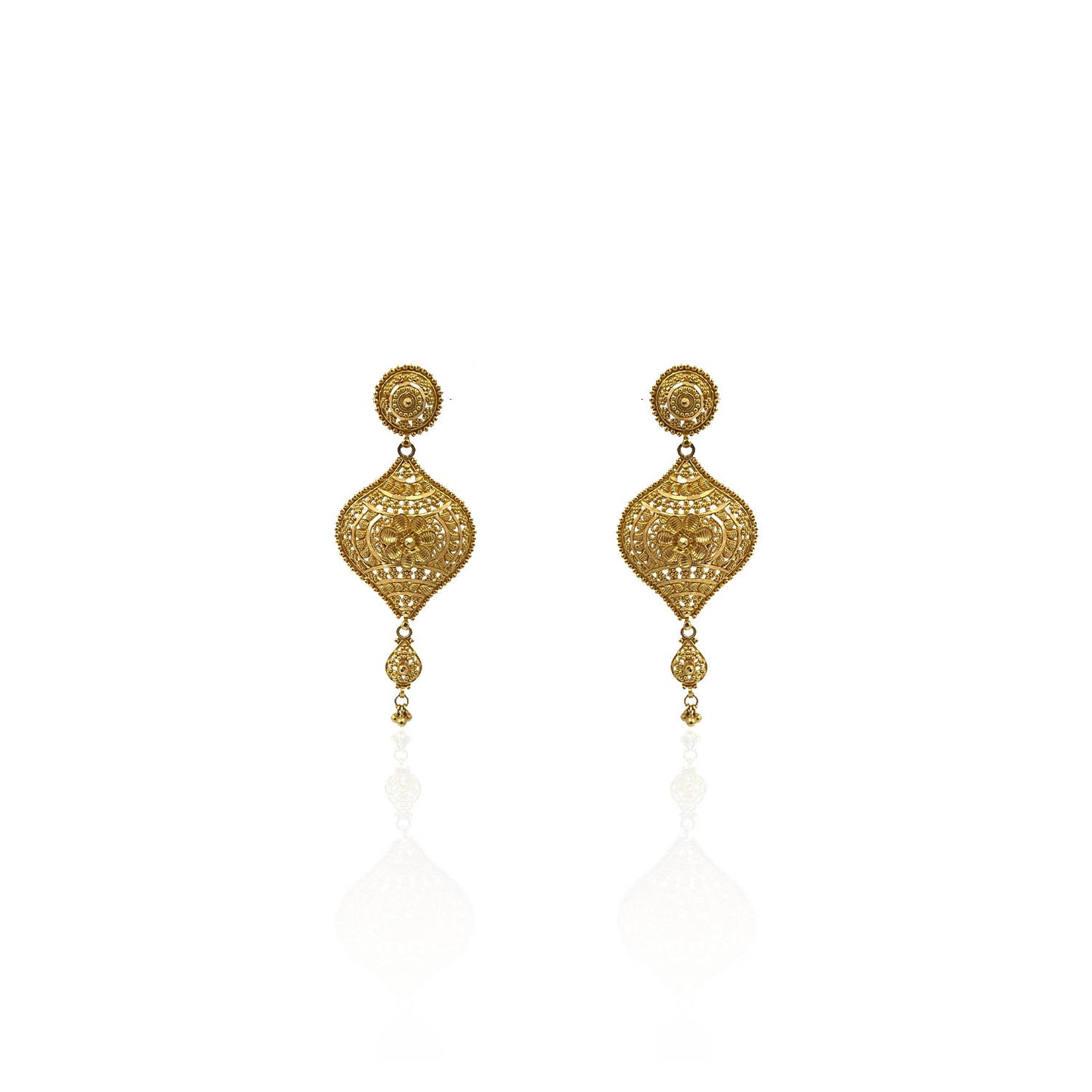Bhuvika Gold Earring