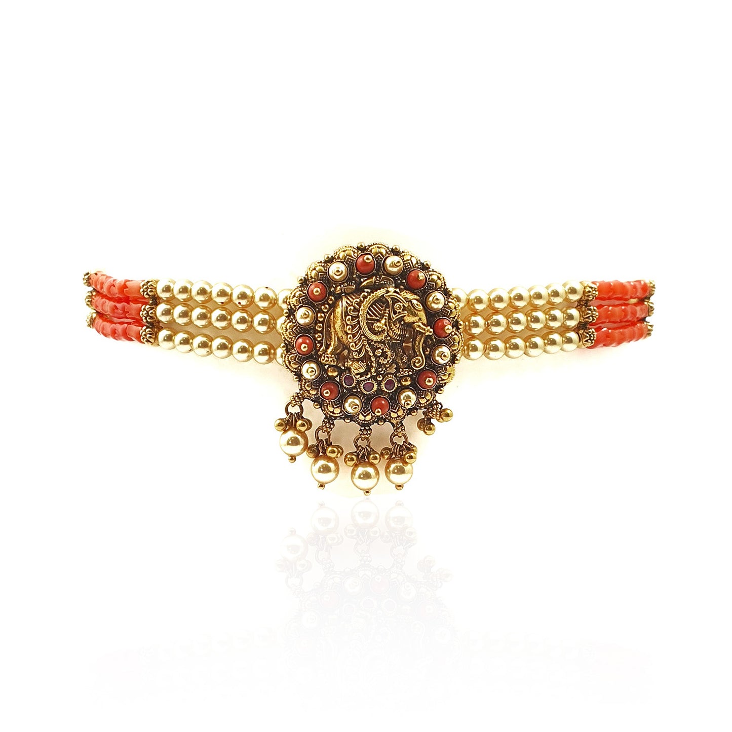 Elephantial Antique Gold Choker