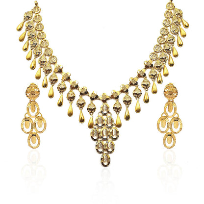 Aditi Modern Gold Necklace