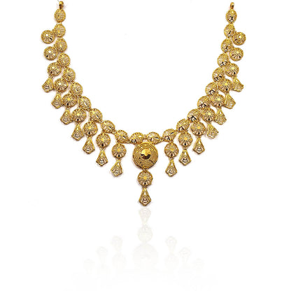 Ahilya Drooping Gold Necklace