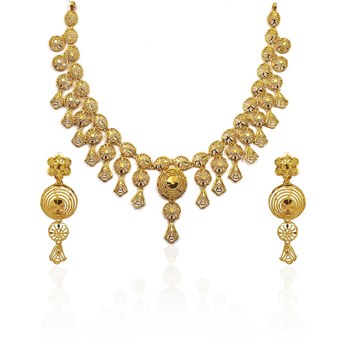 Ahilya Drooping Gold Necklace