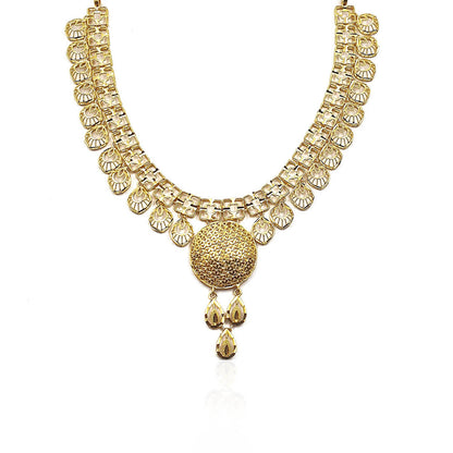 Aishwarya Gold Necklace Set