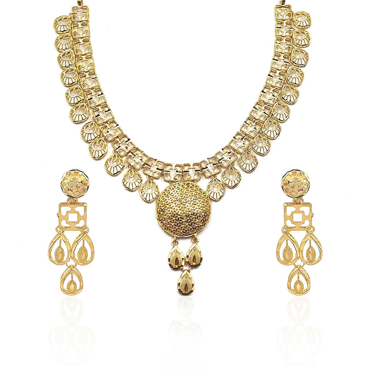 Aishwarya Gold Necklace Set