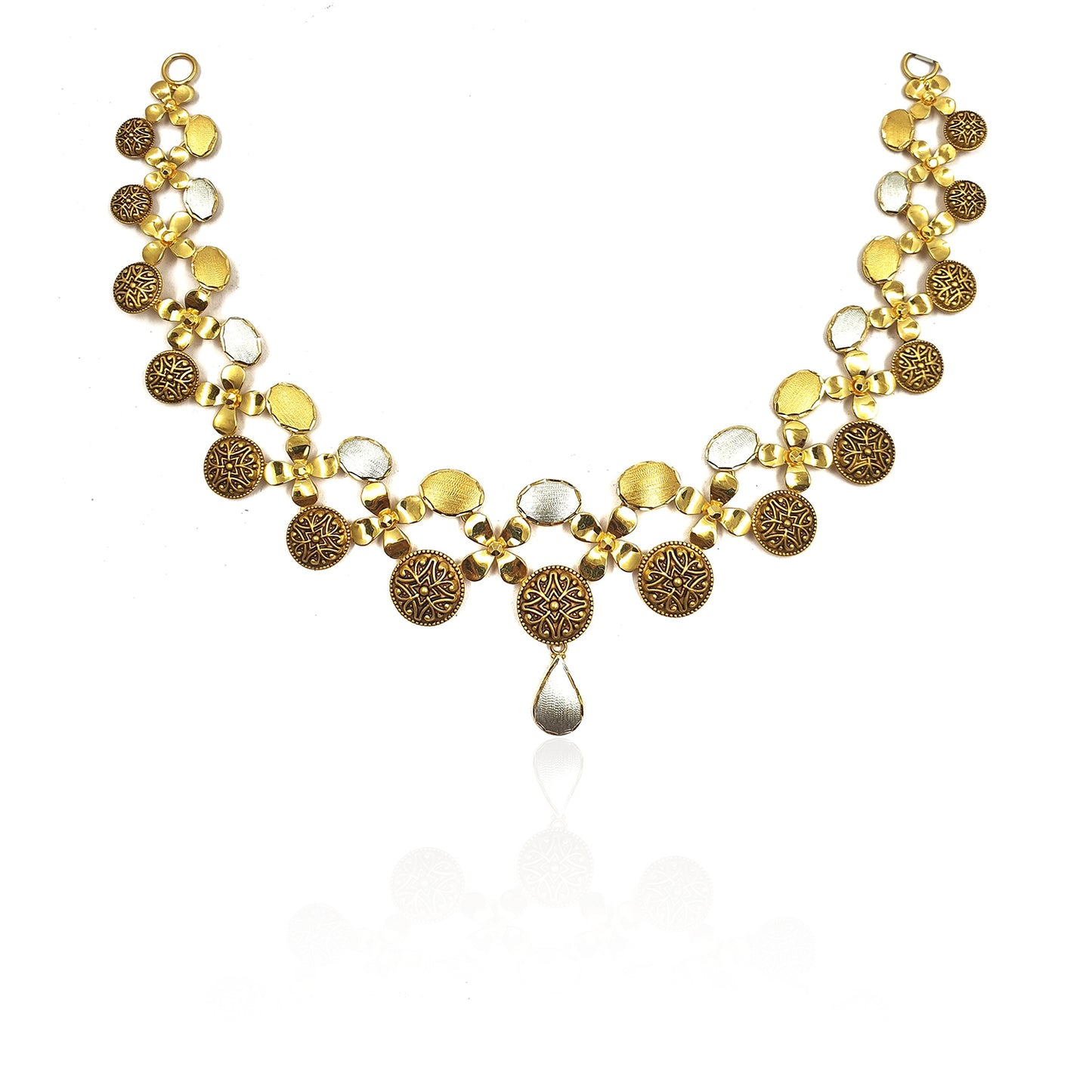 Enchanting Gold Necklace Set