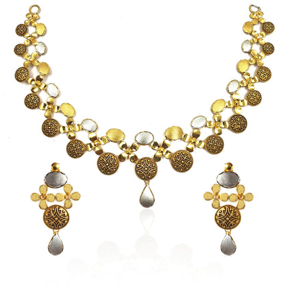 Enchanting Gold Necklace Set