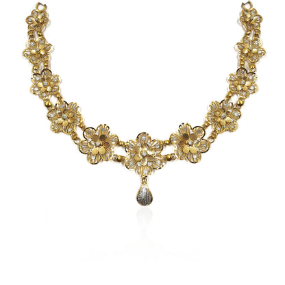 Kolkata Famous Gold Necklace Set