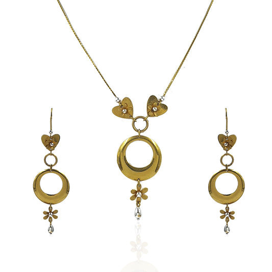 Fancy Roundish Necklace Set