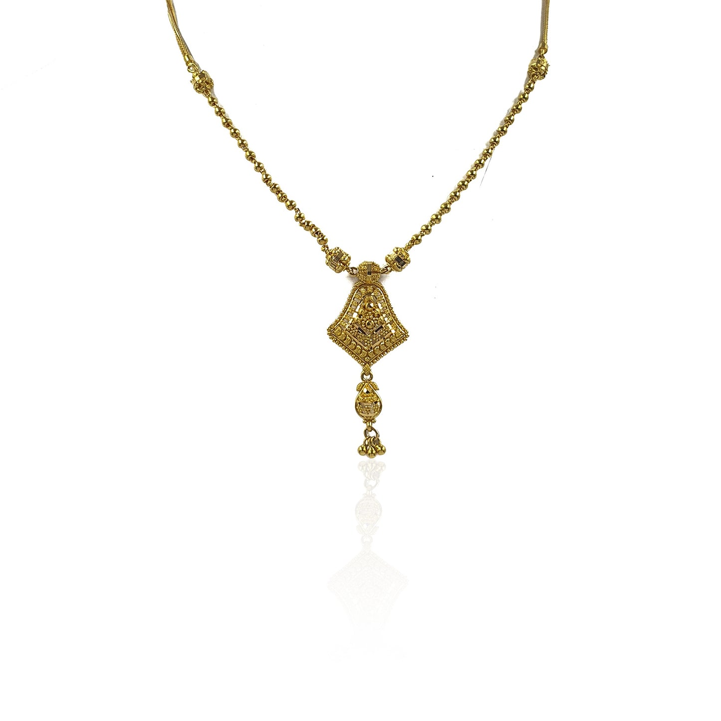 Resplendent Gold Necklace Set