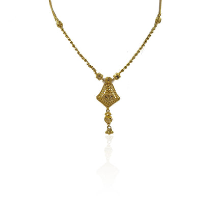 Resplendent Gold Necklace Set