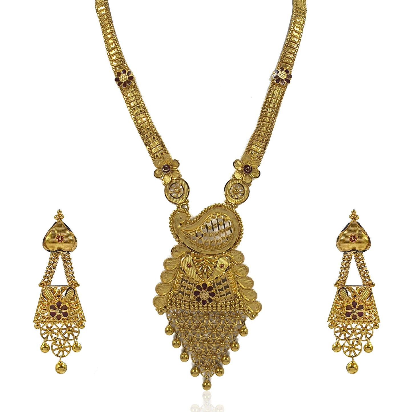 Exquisite Gold Necklace Set