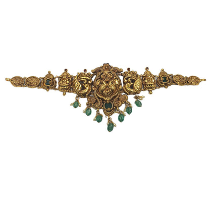 Dhanya Lakshmi Antique Gold Choker