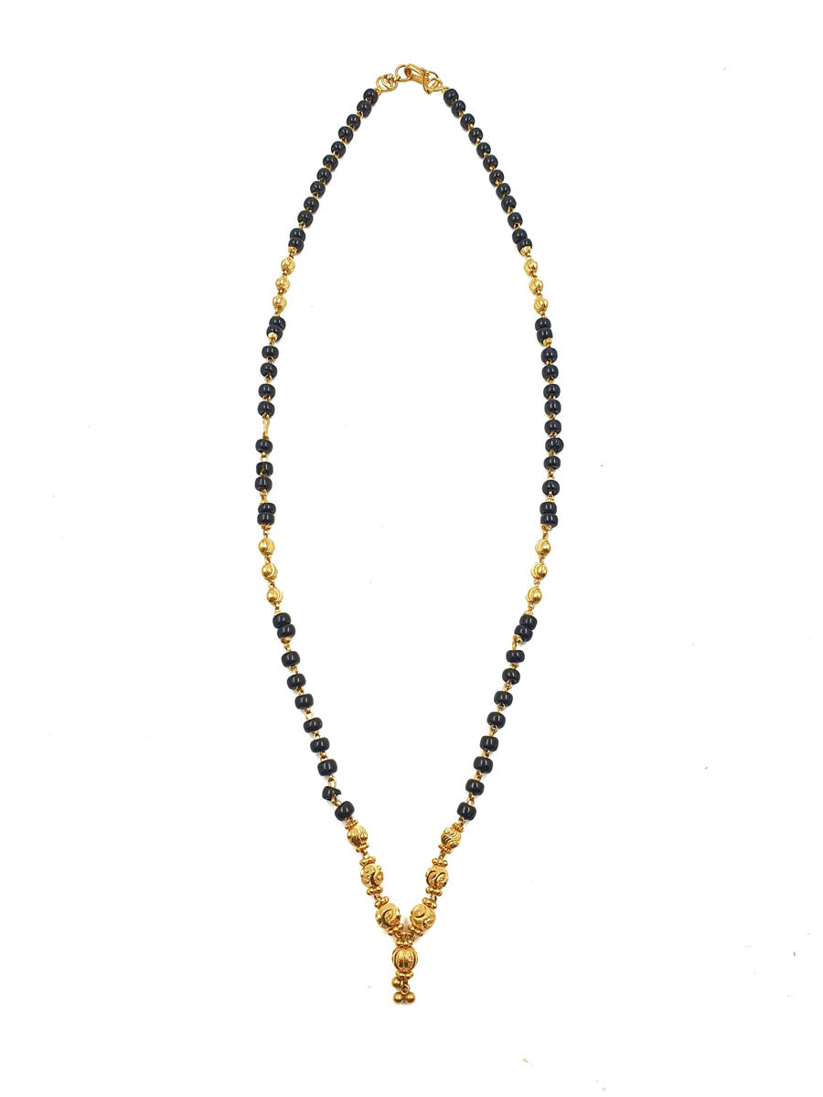 Aeindri Gold Beaded  Mangalsutra