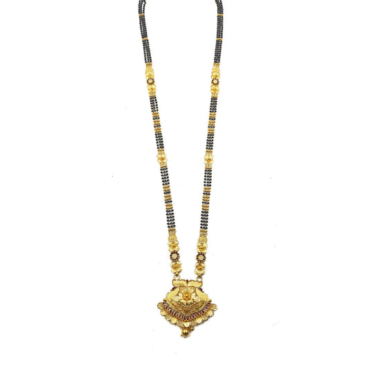 Chitra Floral Gold Mangalsutra