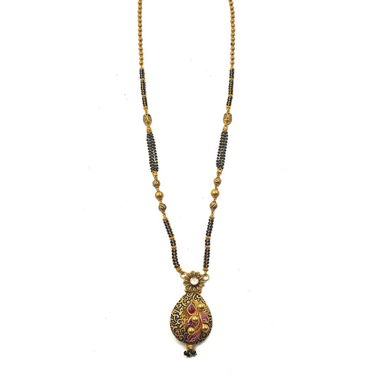 Maaheshvari Antique Gold Mangalsutra