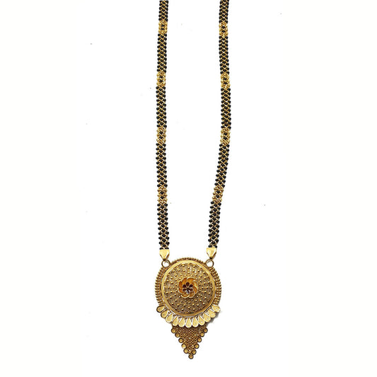 Pratyaksha Floral Gold Mangalsutra