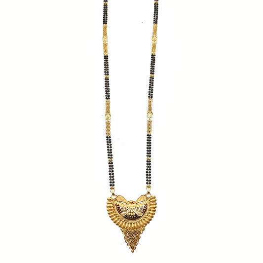 Purushaakriti Glossy Gold Mangalsutra