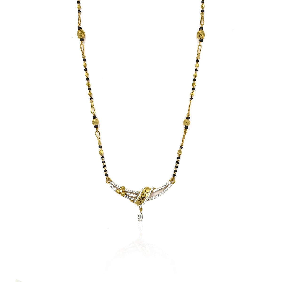 Muktakesha Fancy Gold Mangalsutra