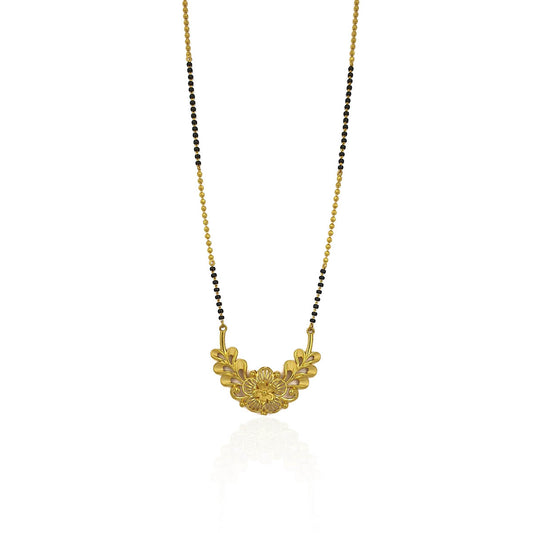 Parameshvari Floral Gold Mangalsutra