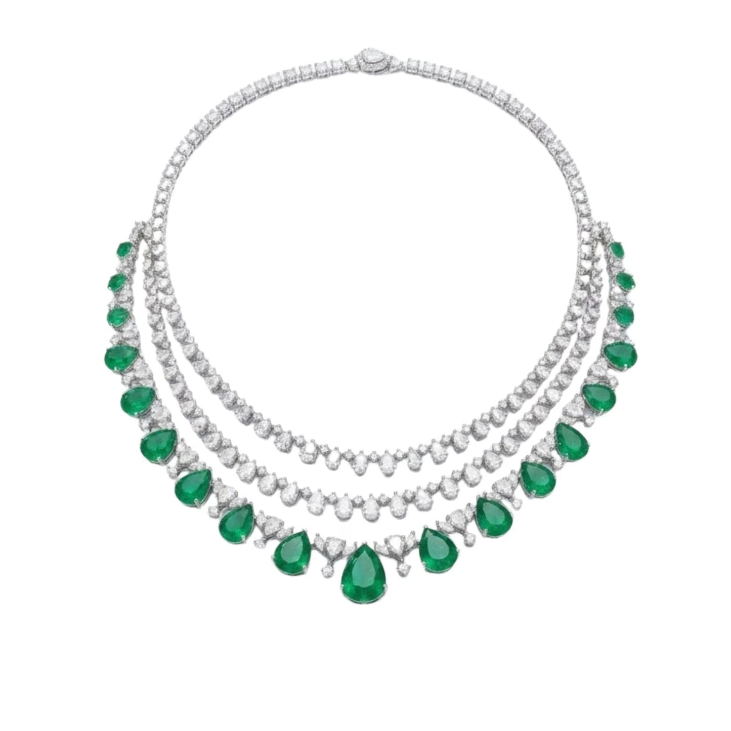 Twilight Emeralds Necklace