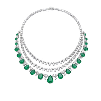 Twilight Emeralds Necklace
