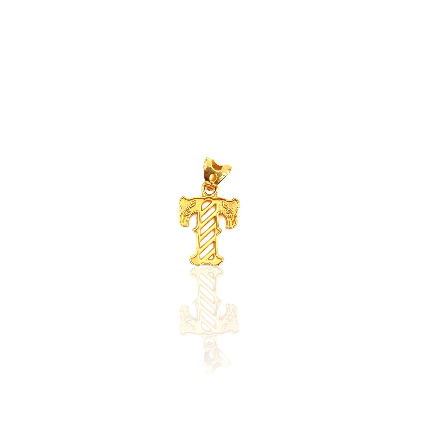 Diannah Alphabet Gold Pendant