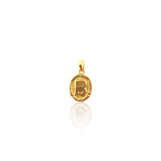 Diandre Alphabet Gold Pendant