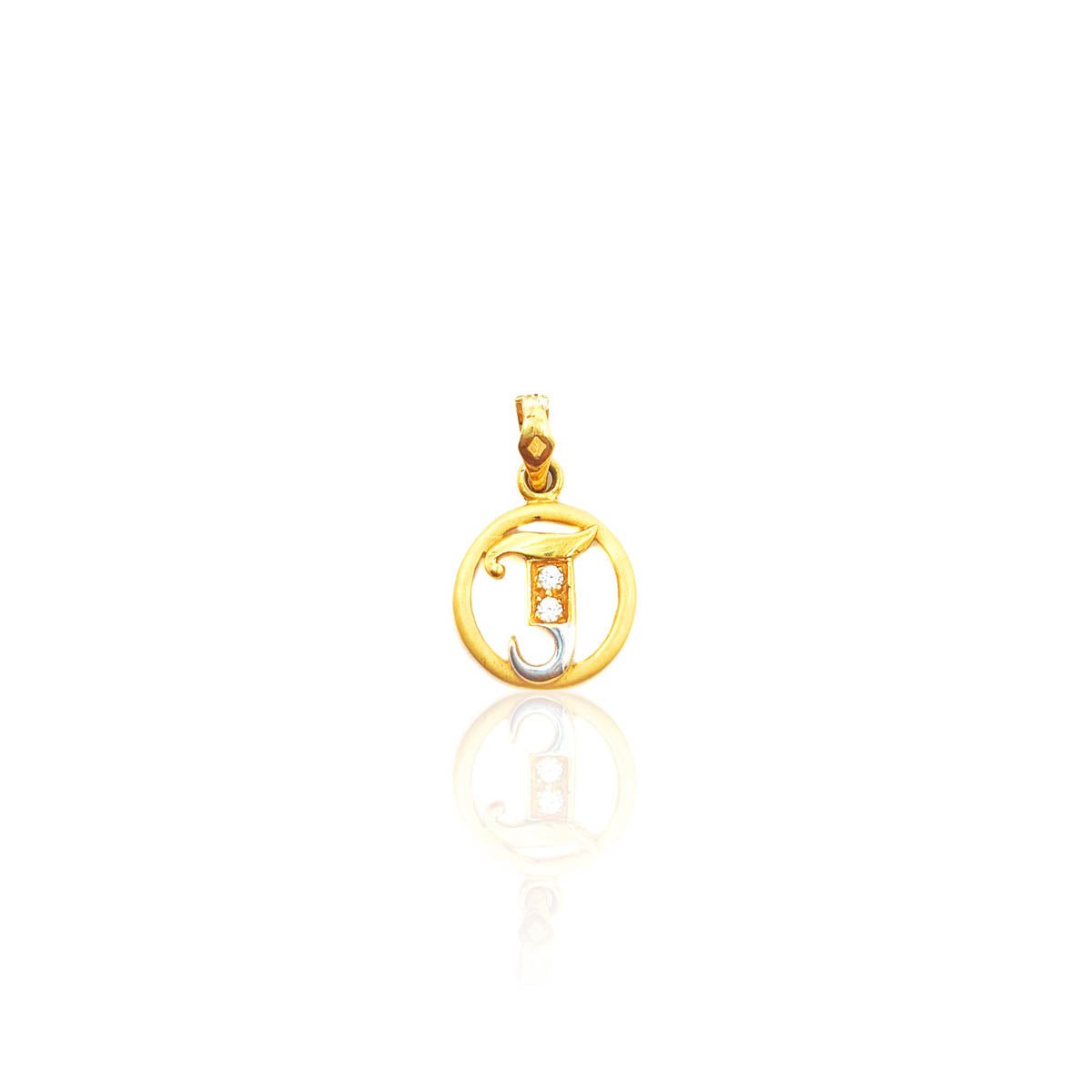 Desiree Alphabet Gold Pendant