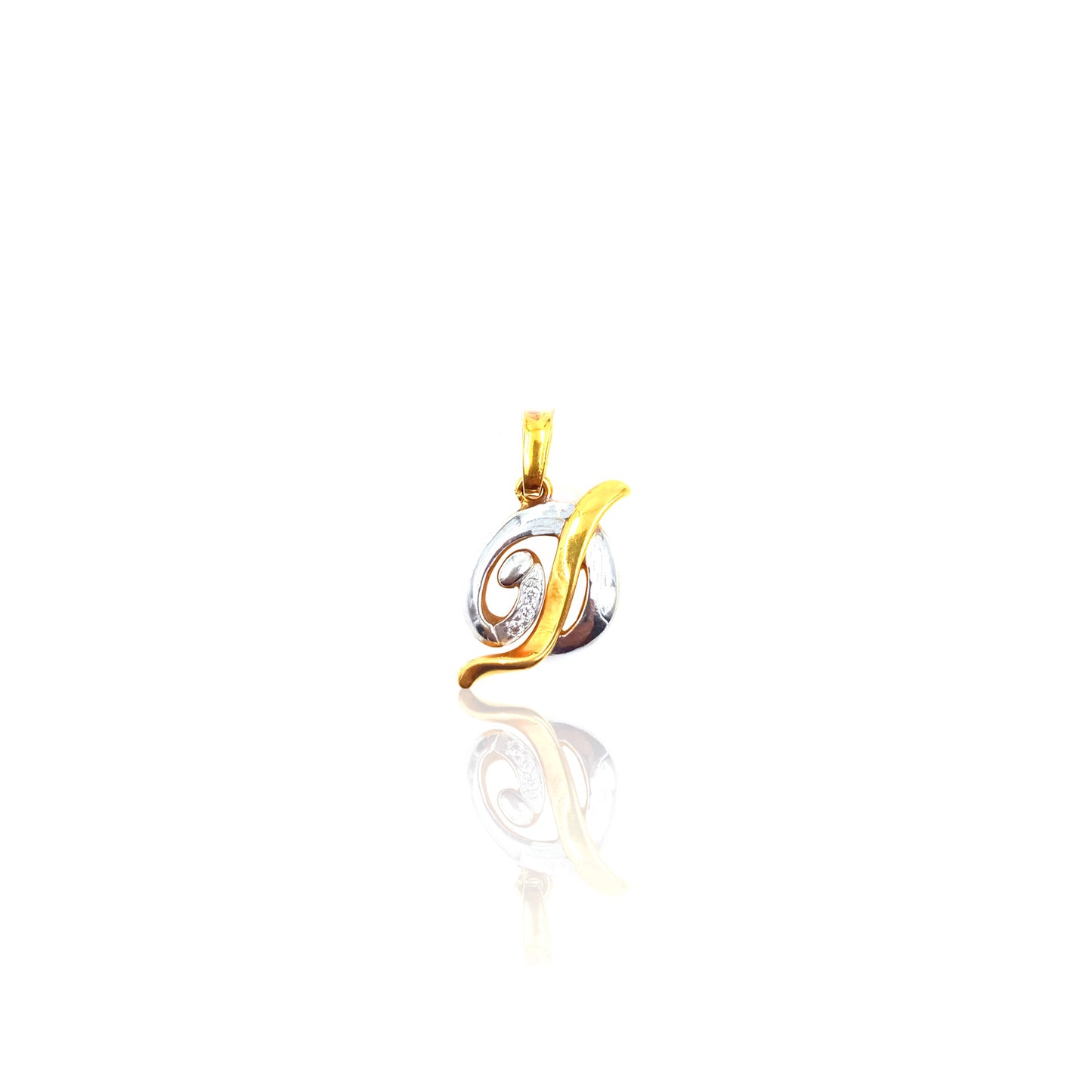 Desire Alphabet Gold Pendant