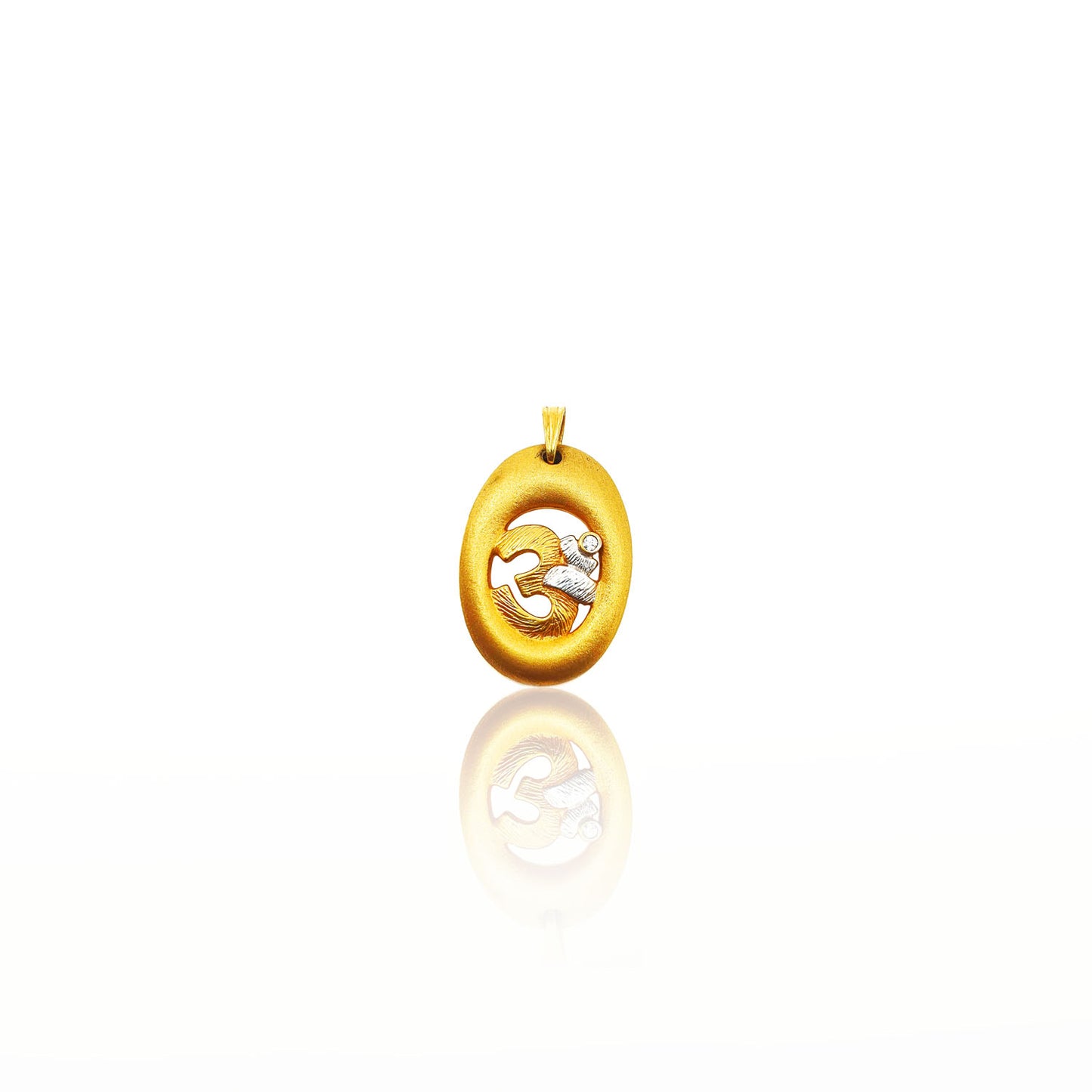 Coletta OM Figure Gold Pendant