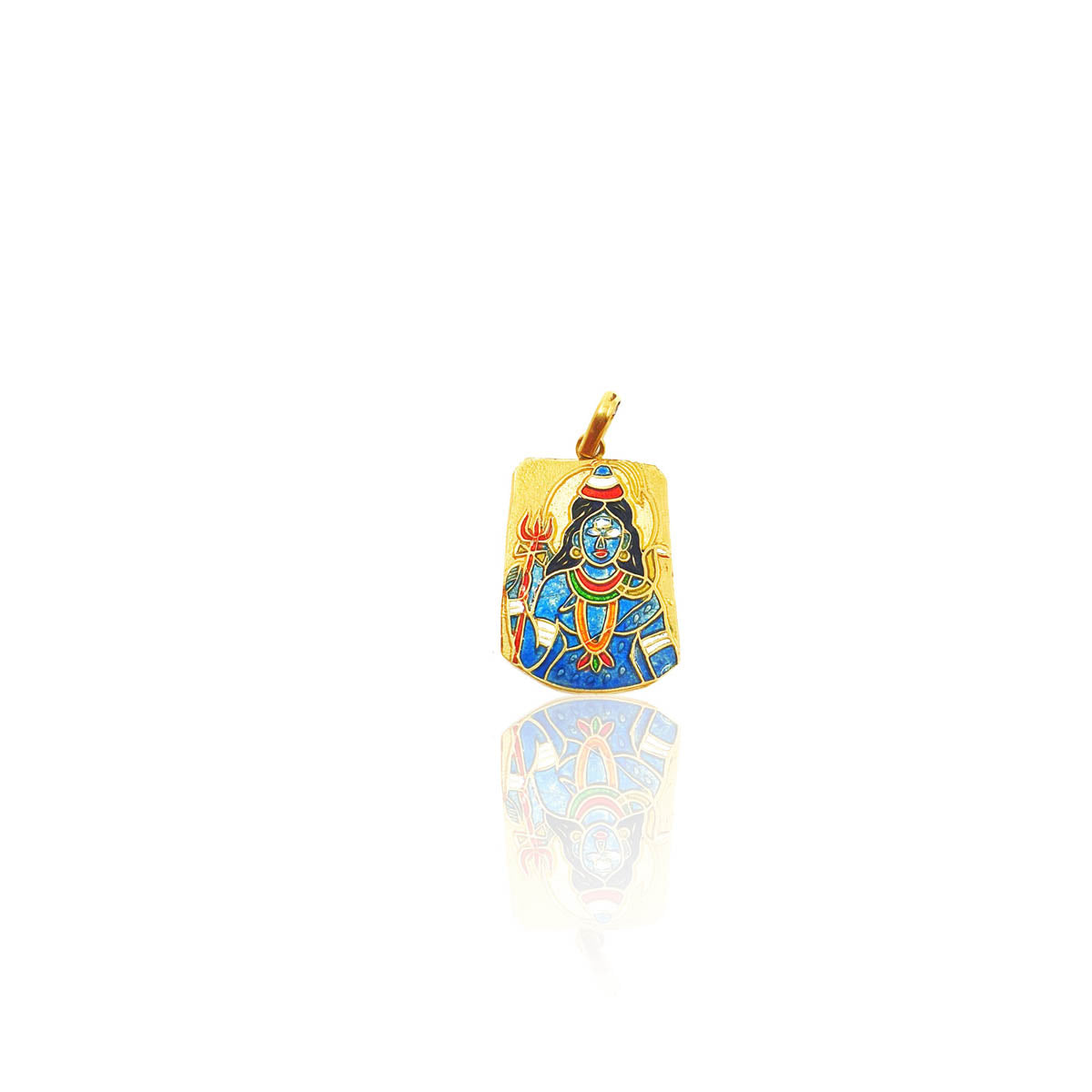 God Sambhu Gold Pendant