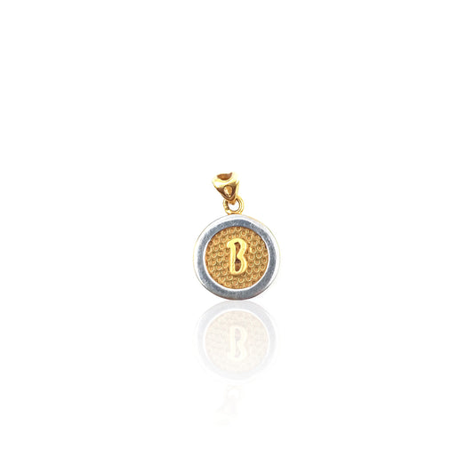 Desirae Alphabet Gold Pendant