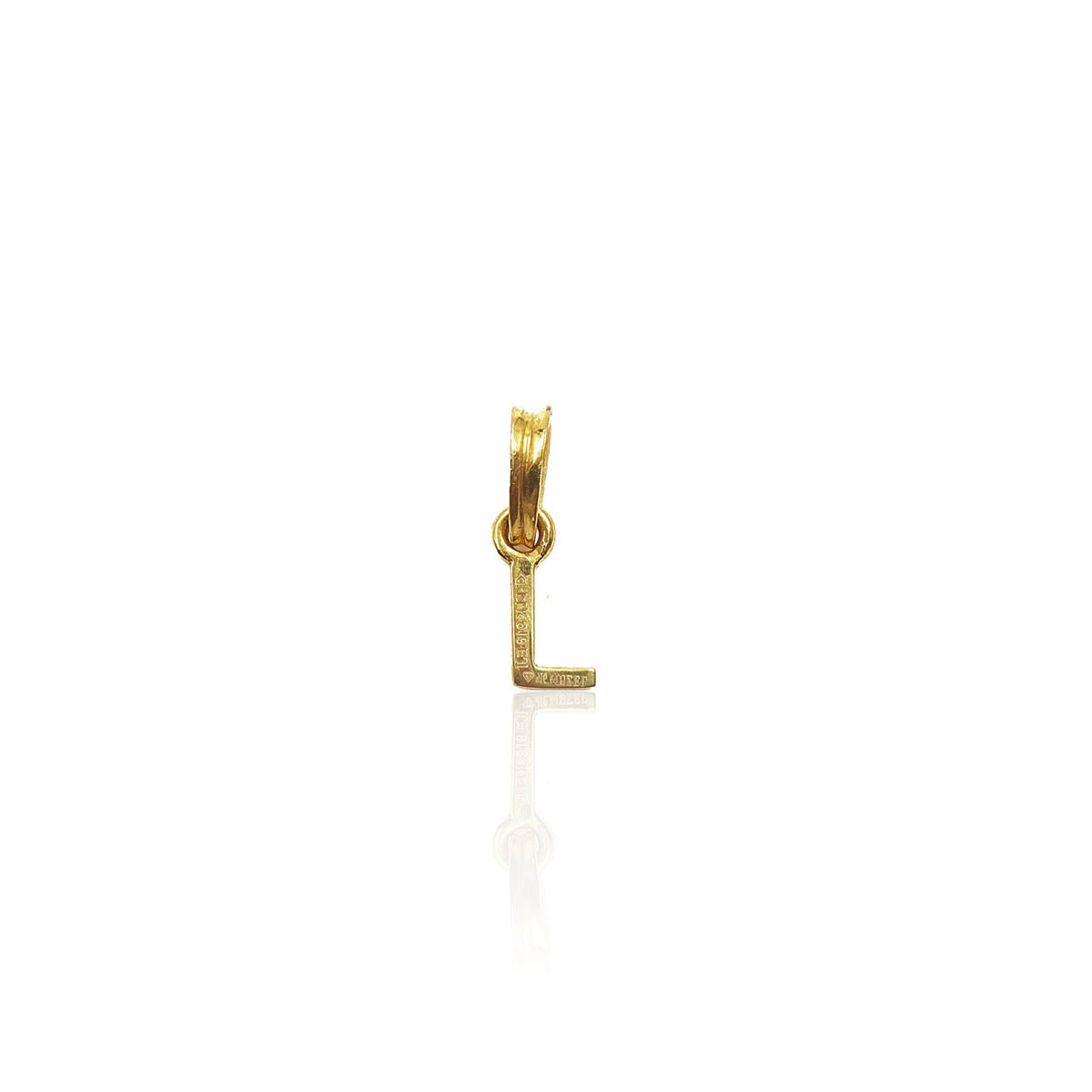 Dianna Alphabet Gold Pendant