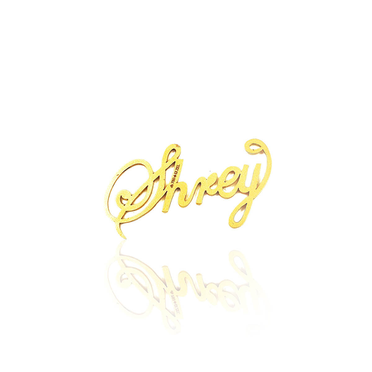 Dennis (SHREY) Name Gold Pendant