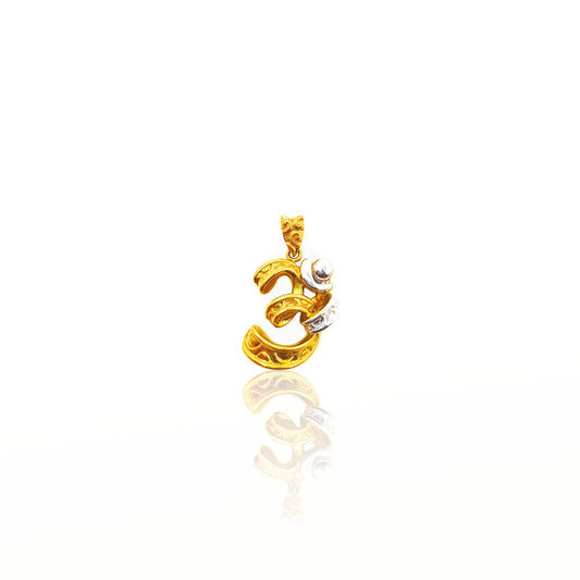 Colin OM Figure Gold Pendant