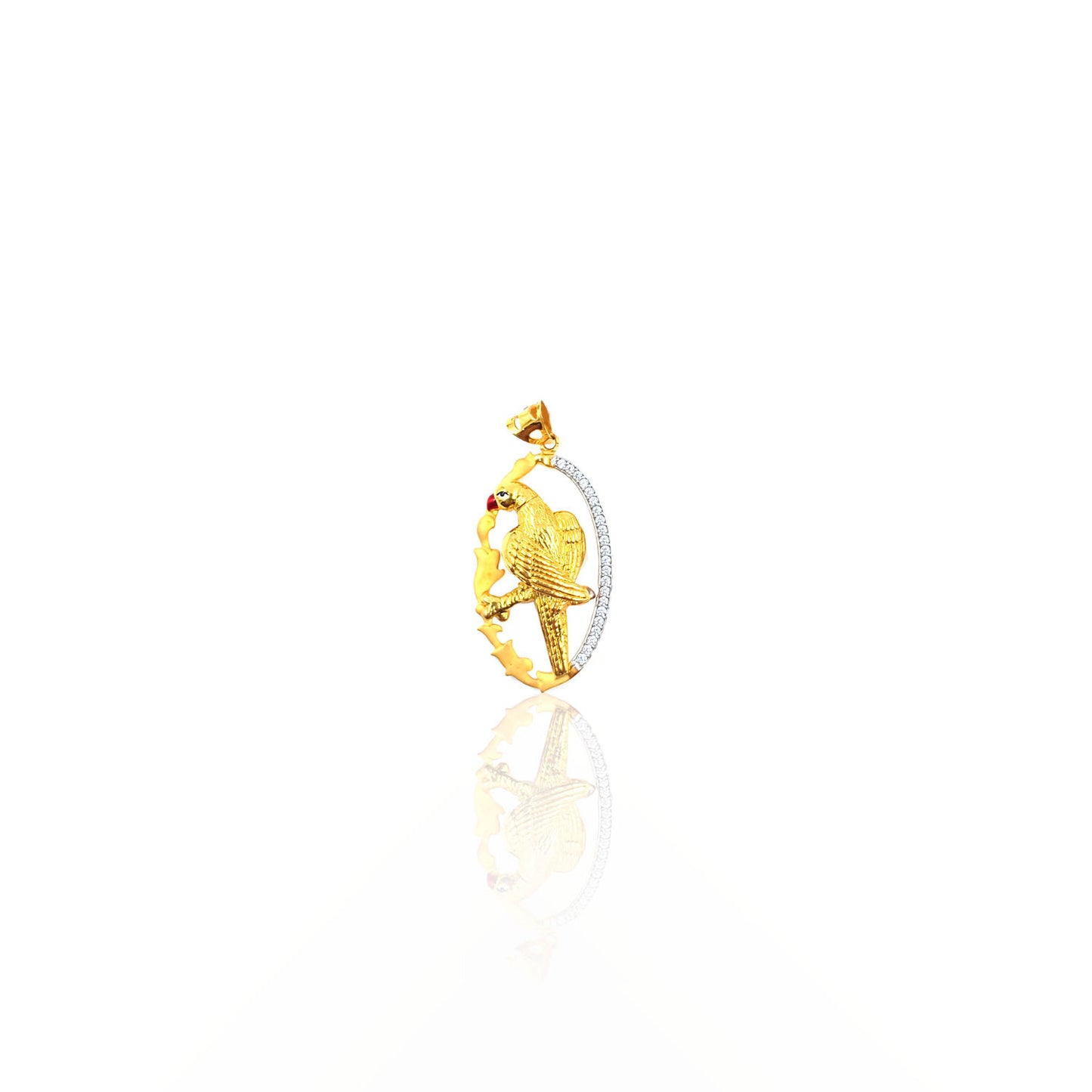 Aashna Fancy Bird Look Gold Pendant