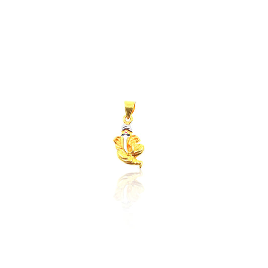 Lord Vinayak Gold Pendant