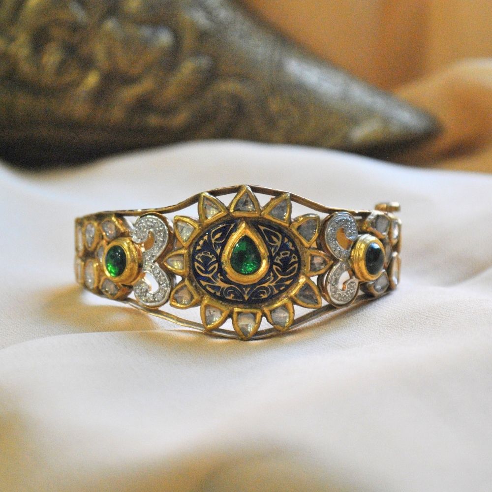 Heritage Floral Polki Bracelet