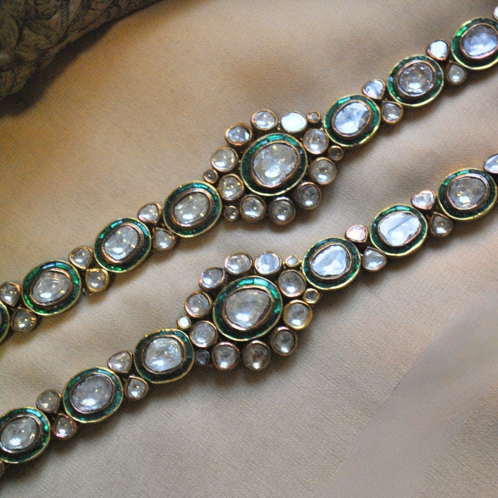 Regal Bridal Polki Floral Bangle