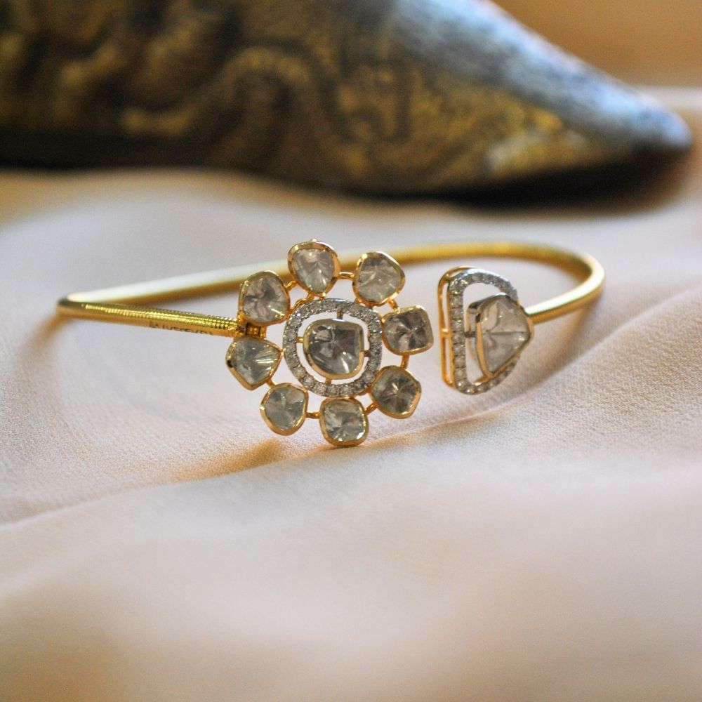 Timeless Polki Floral Bracelet