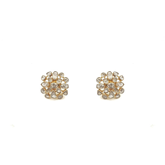 Modern Polki Stud Earring