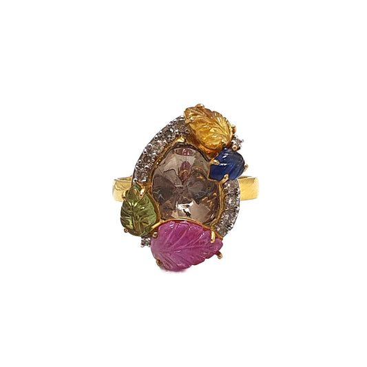 Adaa Polki Ring