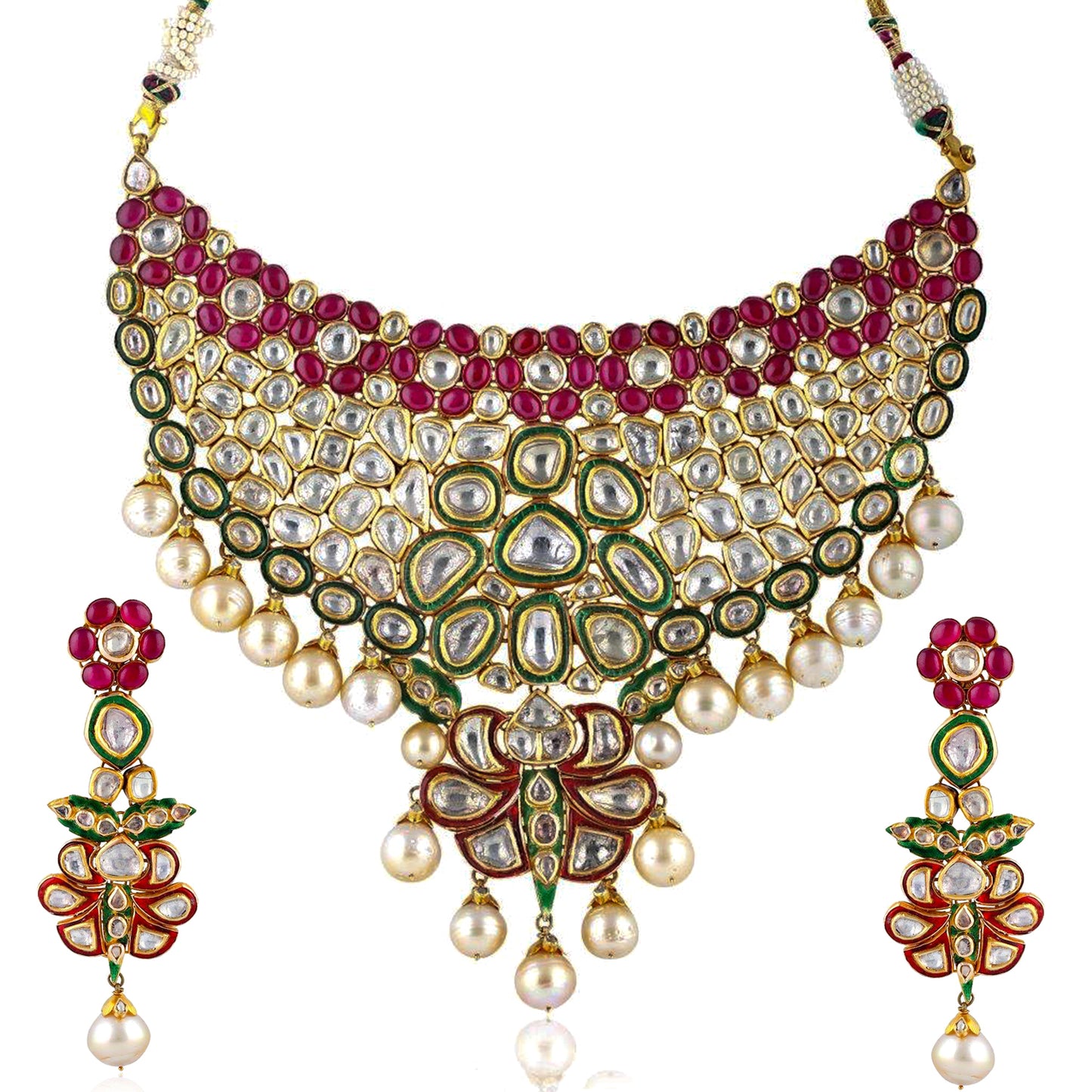 Bikaner Special Magnificent Polki Necklace