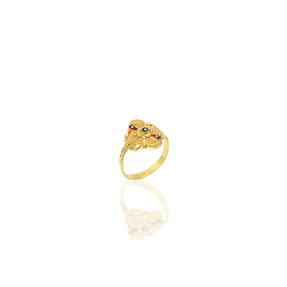 Arlette Traditional Gold Ring