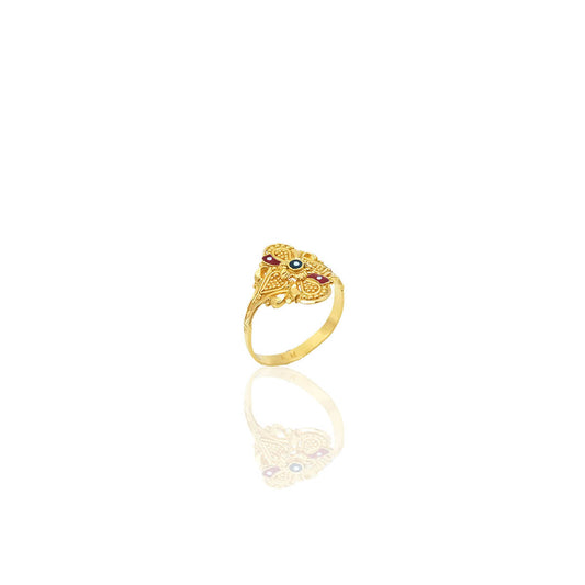 Arlette Traditional Gold Ring