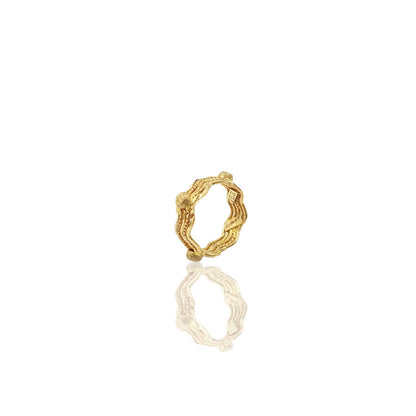 Aiglentina Gold Round Ring Bands