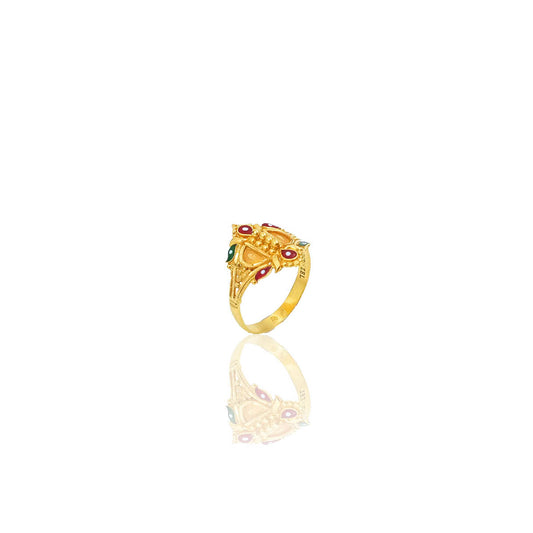 Arlene Traditional Gold Ring