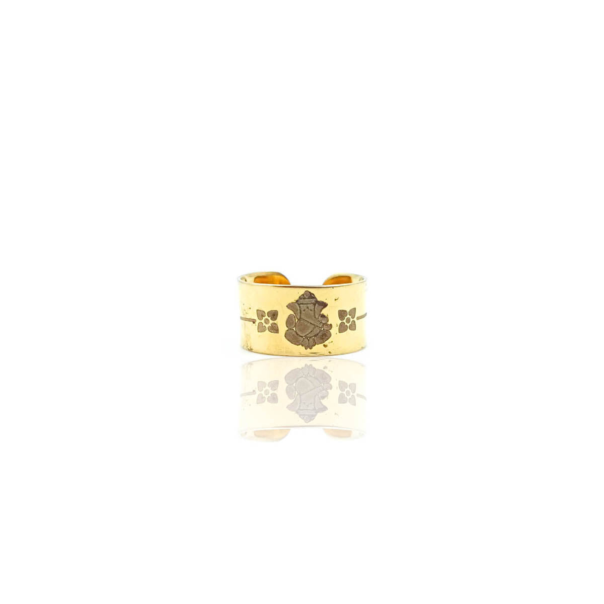 Agathe Gold Round God Ring Bands