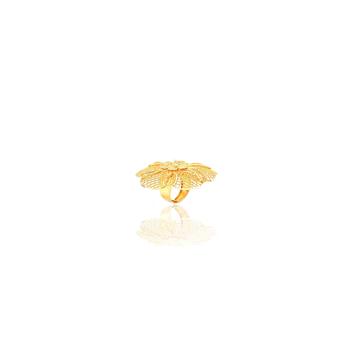 Audric Cocktail Gold Ring