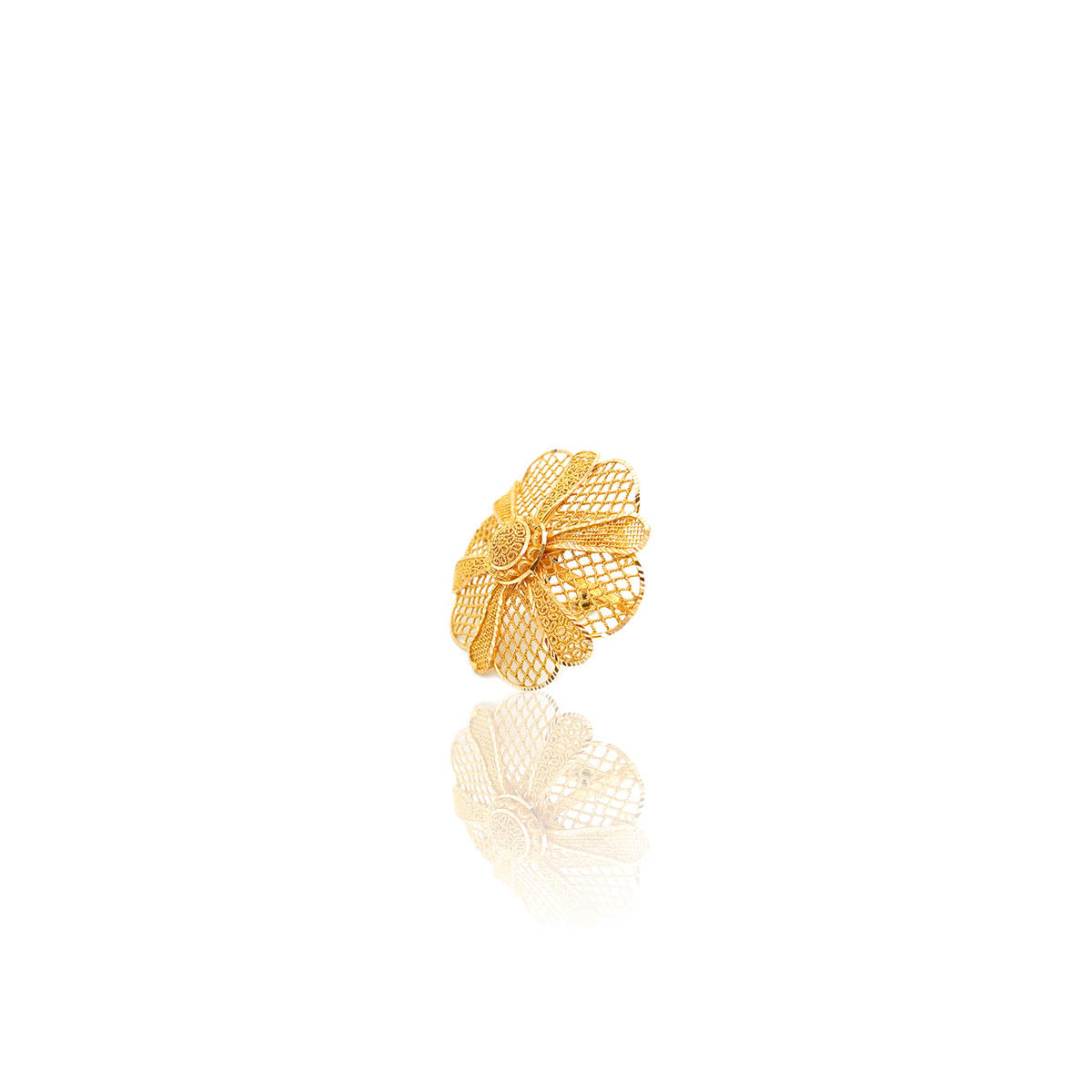 Audree Cocktail Gold Ring